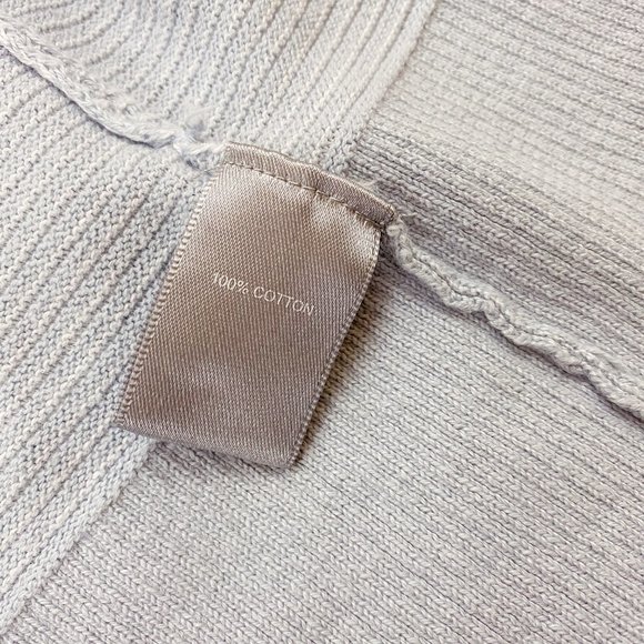 Marled Ribbed Open Front Cardigan - Picture 4 of 4